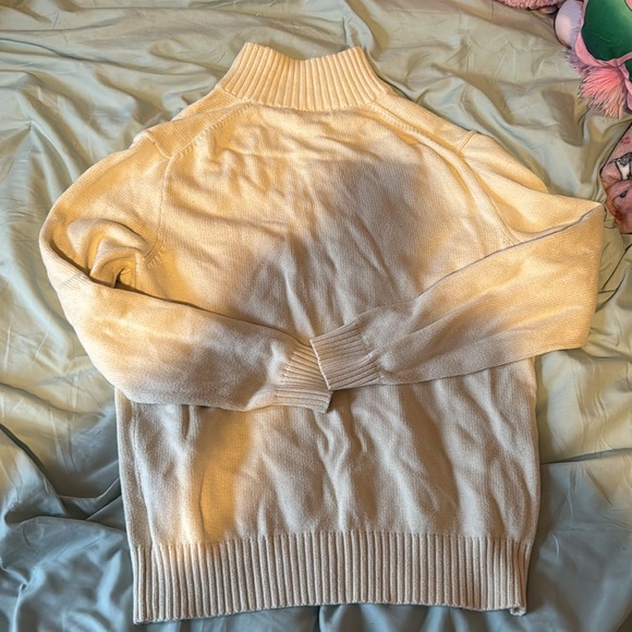 Vintage Polo Ralph Lauren quarter zip sweater with leather zipper - Picture 6 of 6